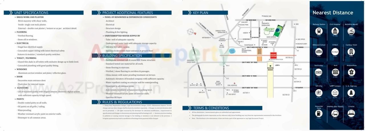  of real estate project Vrundavan Residency located at Vavol, Gandhinagar, Gujarat