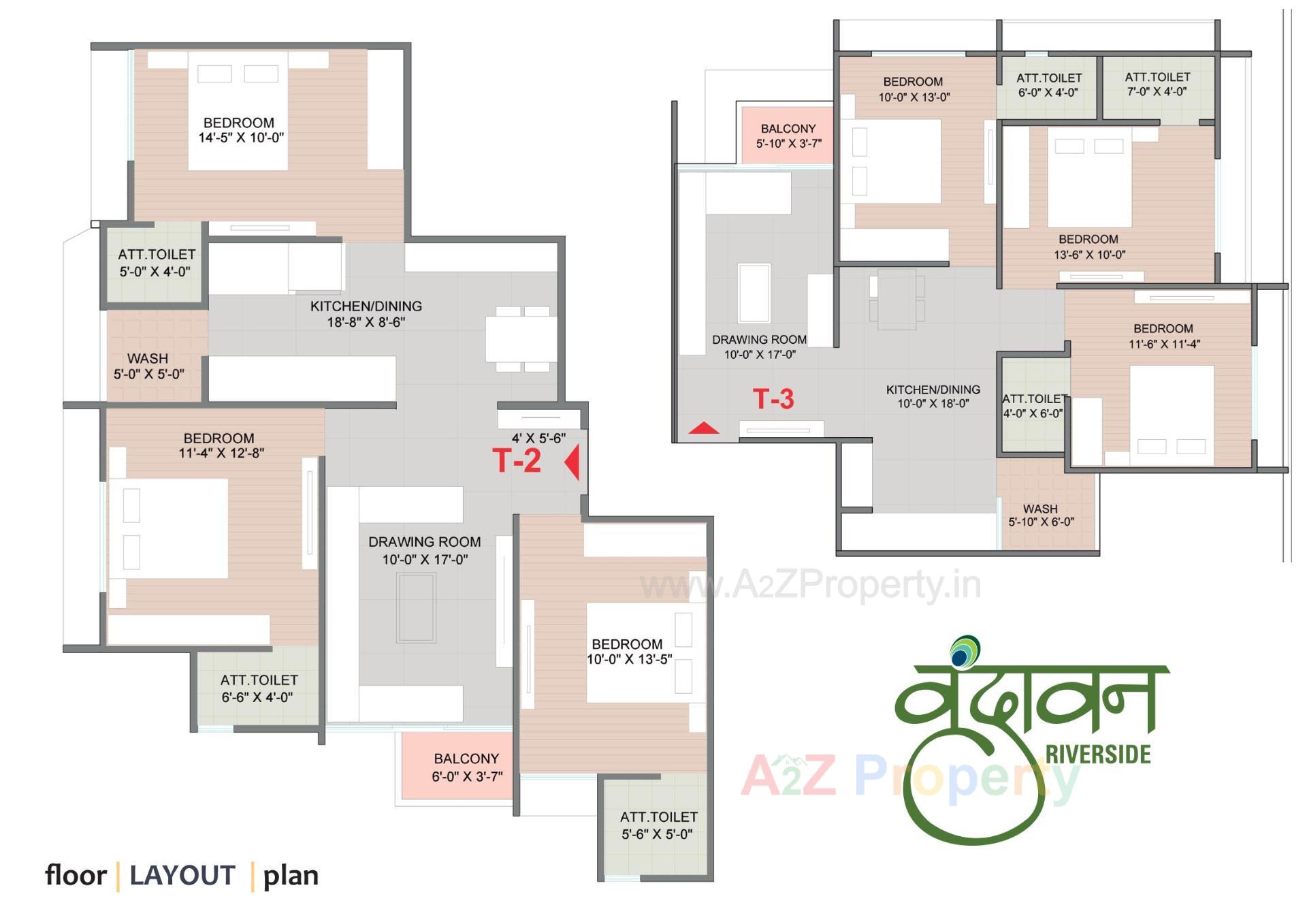 Layout of real estate project Vrundavan Riverside located at Raisan, Gandhinagar, Gujarat