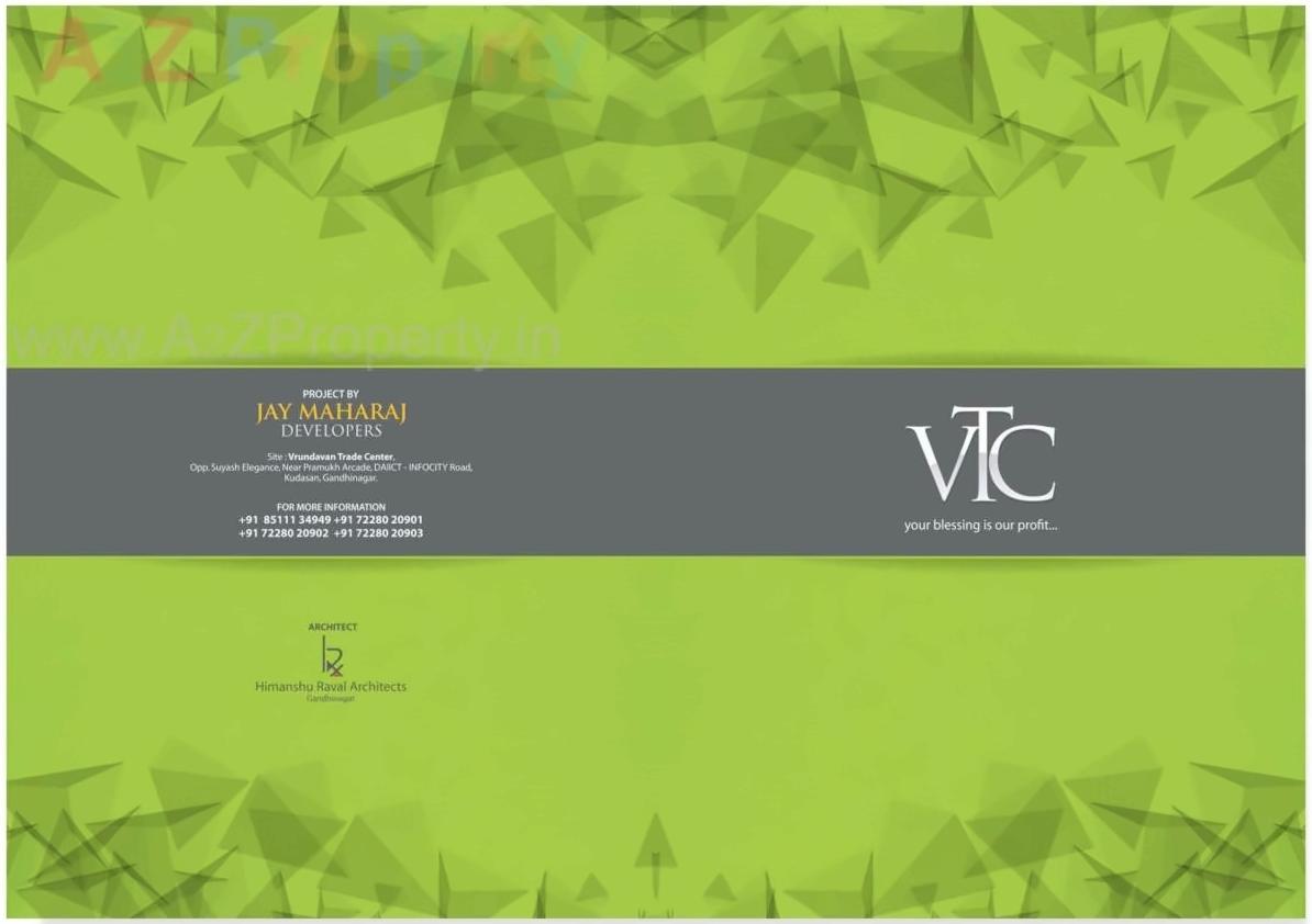  of real estate project Vrundavan Trade Center located at Kudasan, Gandhinagar, Gujarat