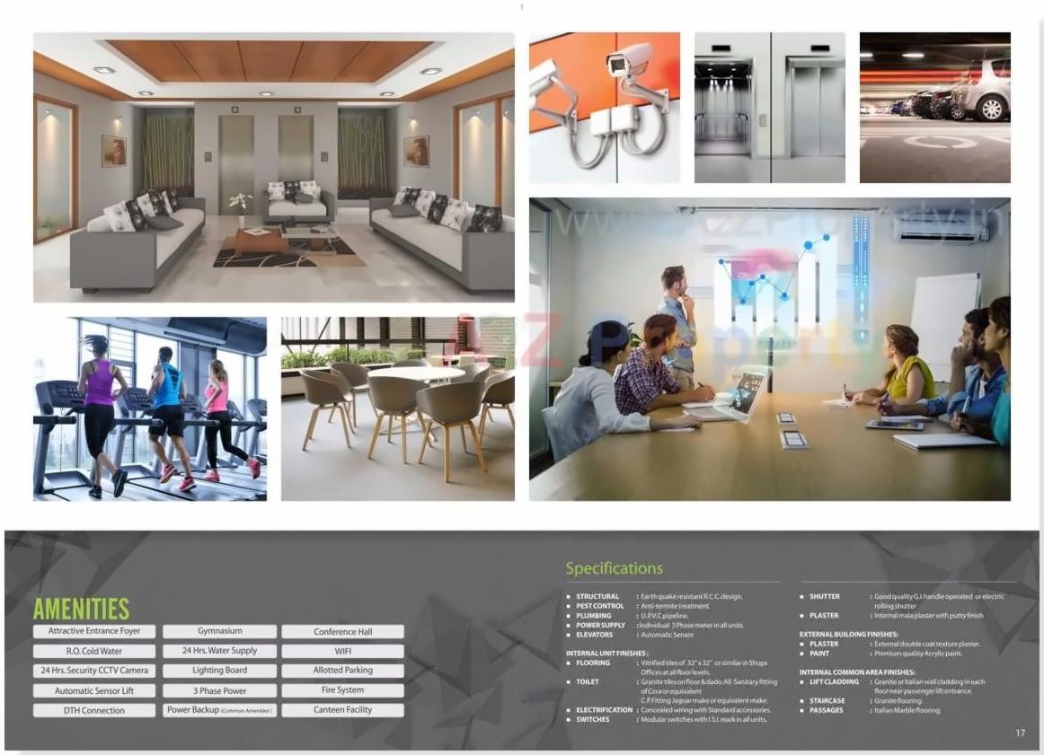  of real estate project Vrundavan Trade Center located at Kudasan, Gandhinagar, Gujarat