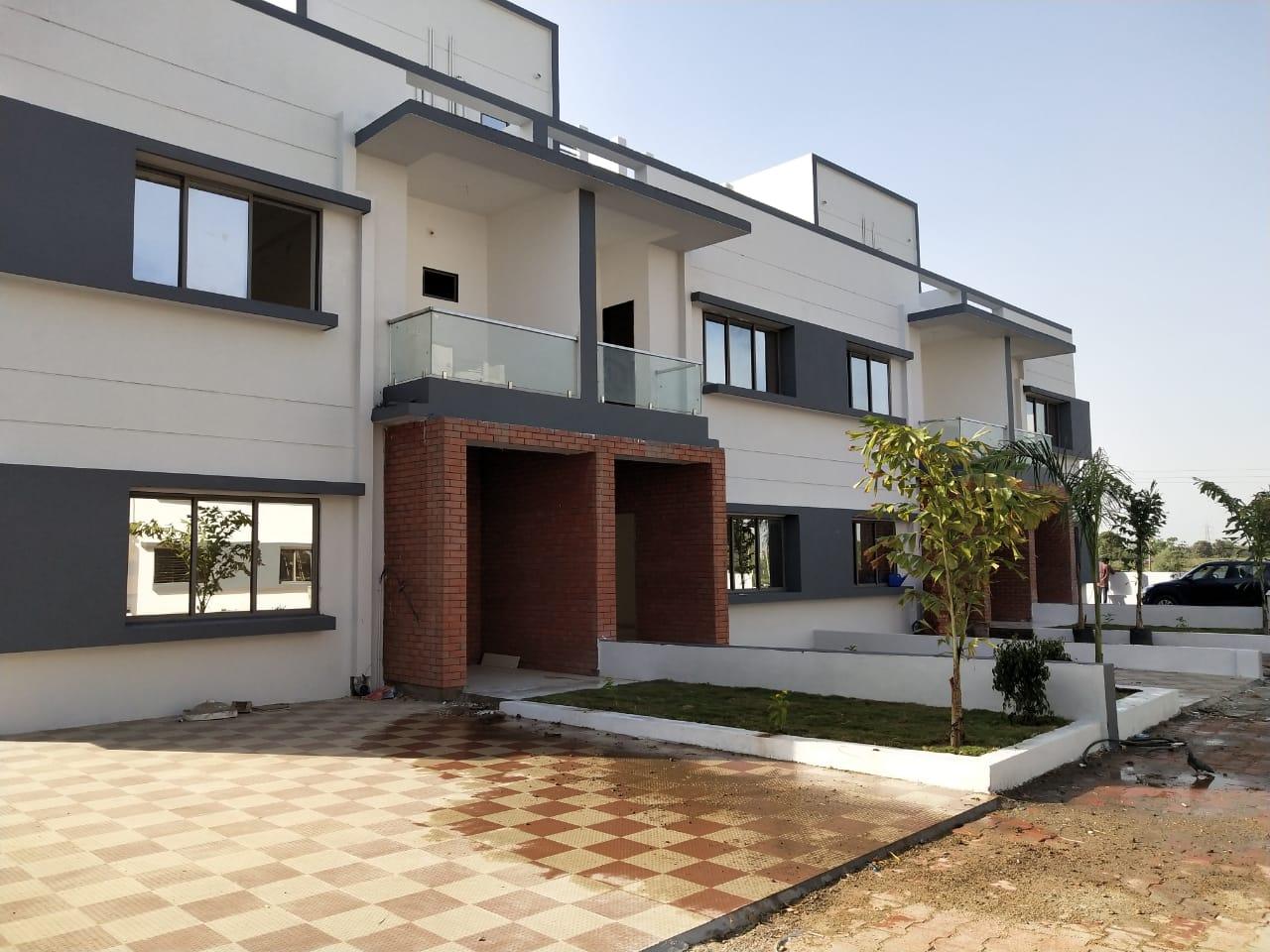 157307_const of real estate project Vrundavan Villa located at Lavarpur, Gandhinagar, Gujarat