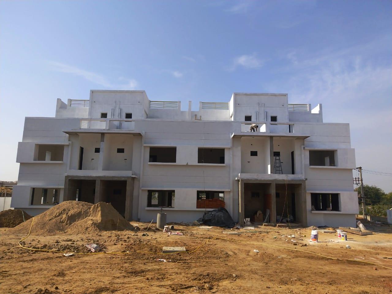 99397_const of real estate project Vrundavan Villa located at Lavarpur, Gandhinagar, Gujarat