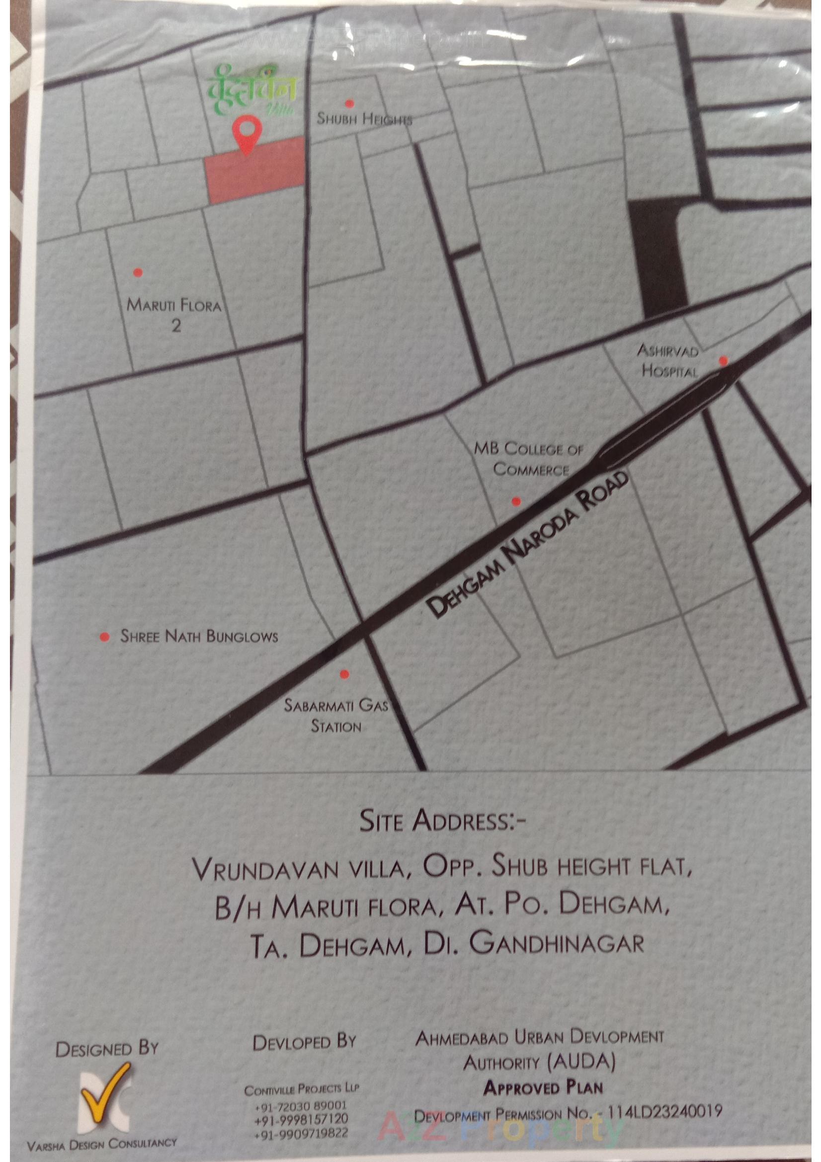  of real estate project Vrundavan Villa located at Dahegam, Gandhinagar, Gujarat