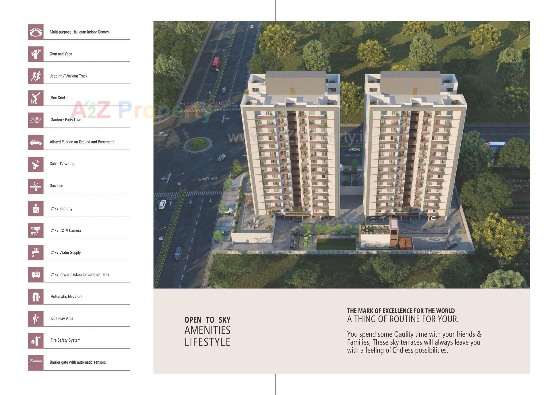  of real estate project Woods Ville located at Sargasan, Gandhinagar, Gujarat