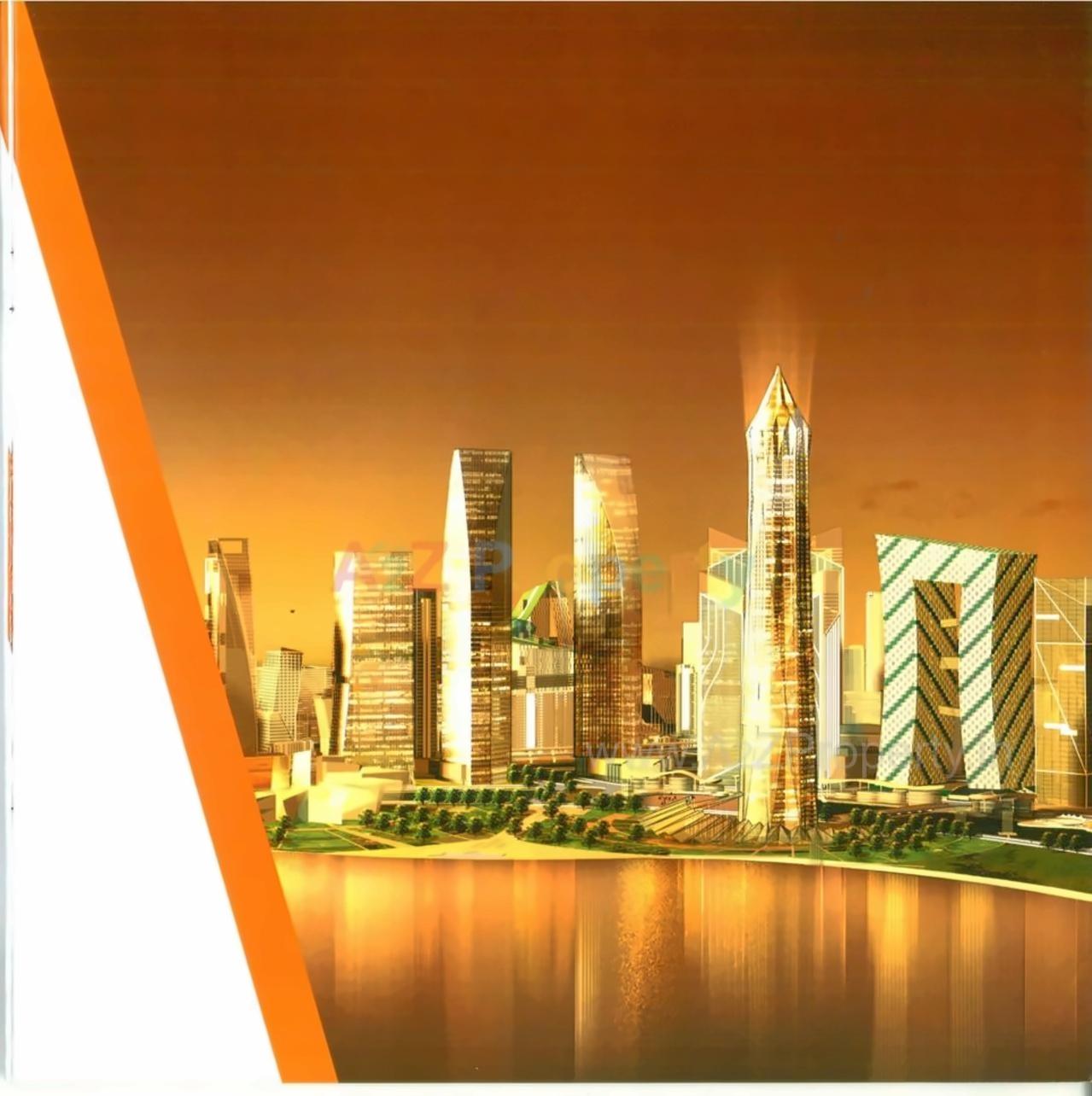 3D Elevation of real estate project Wtc Gift Tower A, located at Ratanpur, Gandhinagar, Gujarat