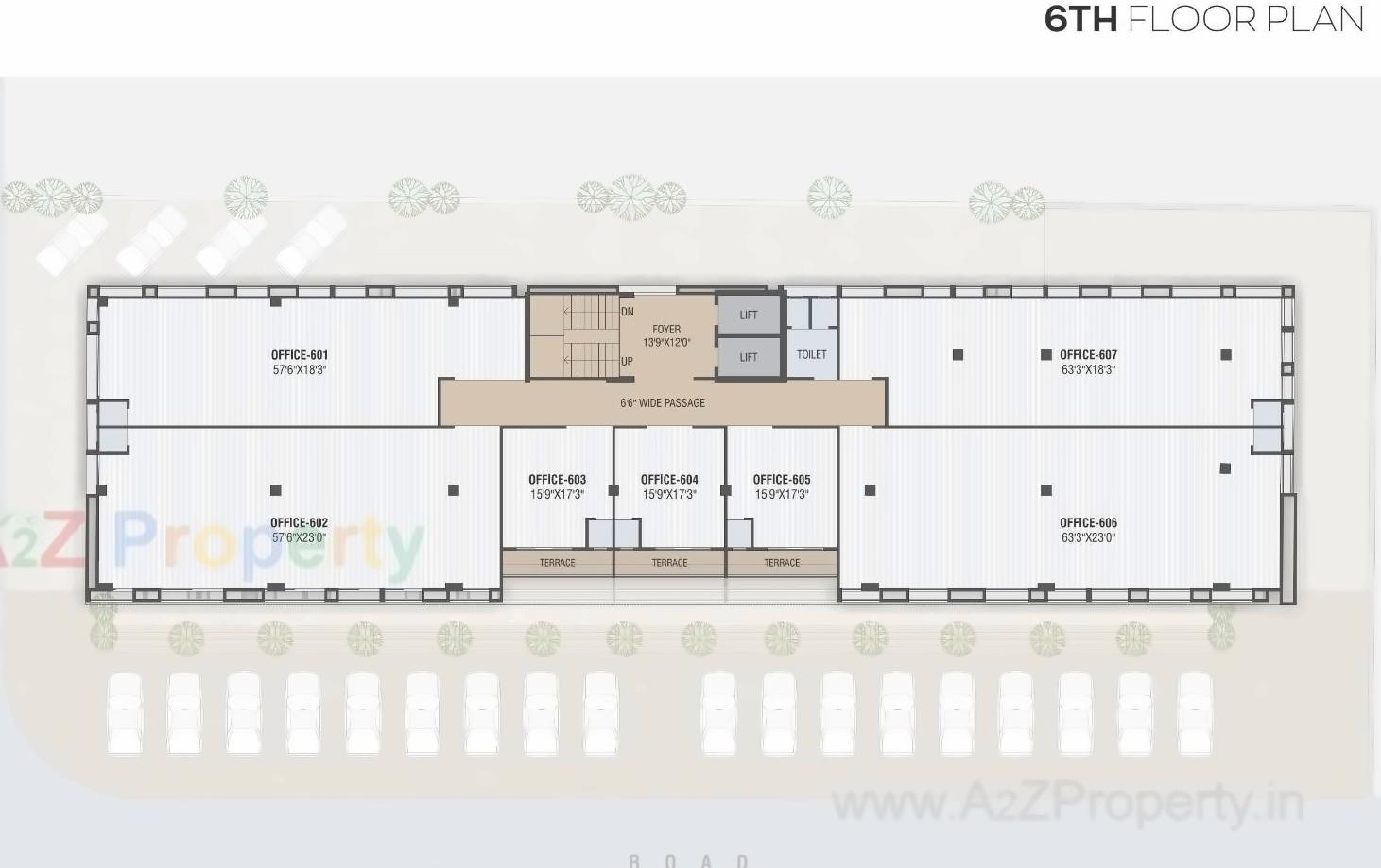 Layout of real estate project Yash Empire located at Gandhinagar, Gandhinagar, Gujarat