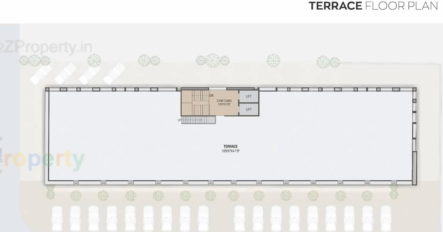 Layout of real estate project Yash Empire located at Gandhinagar, Gandhinagar, Gujarat
