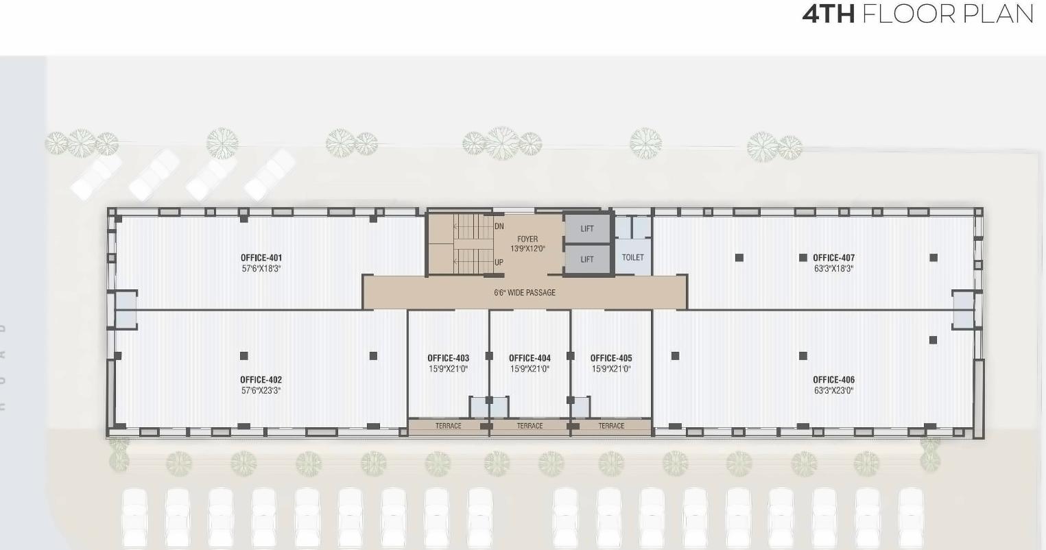 Layout of real estate project Yash Empire located at Gandhinagar, Gandhinagar, Gujarat