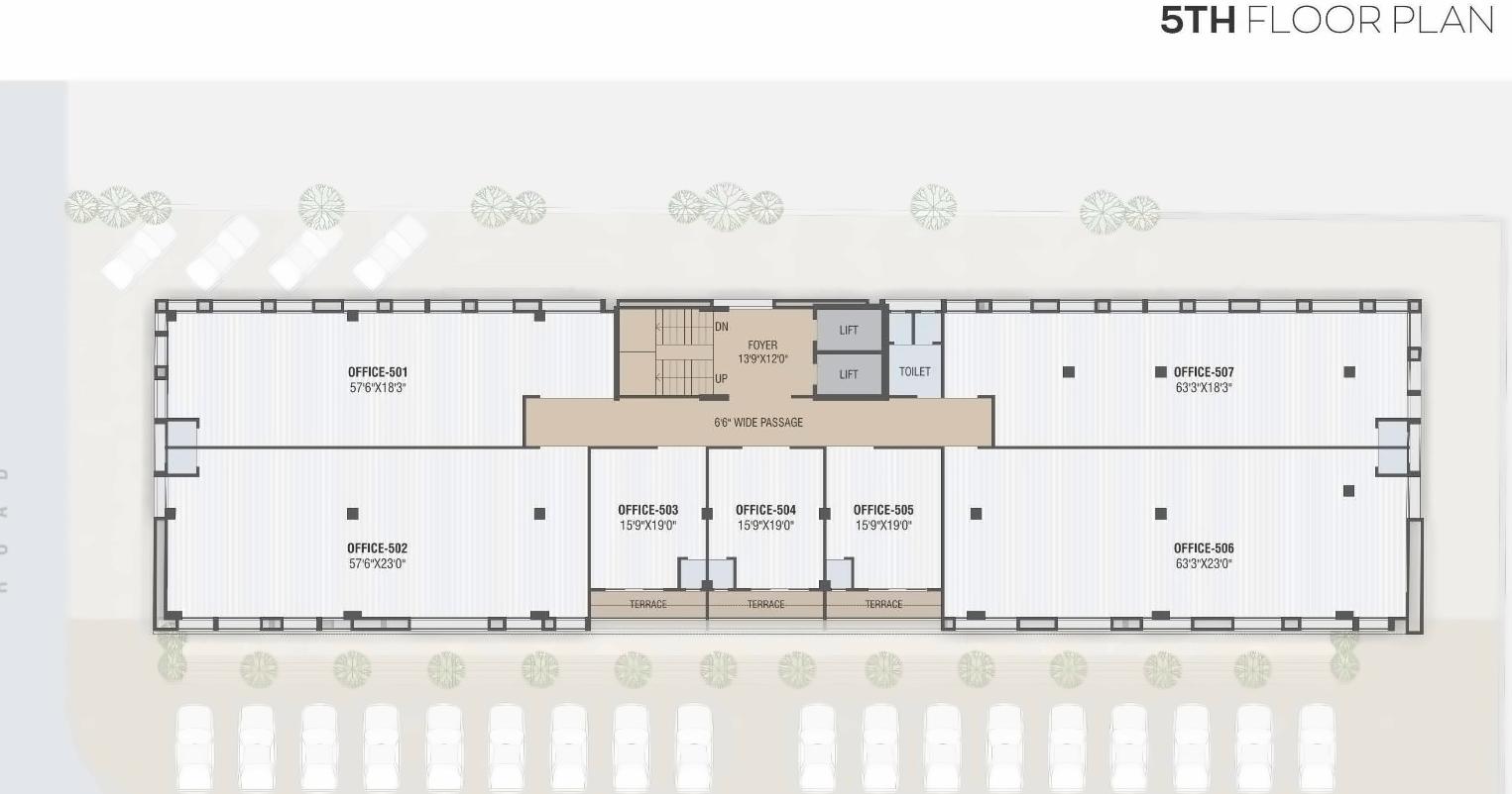 Layout of real estate project Yash Empire located at Gandhinagar, Gandhinagar, Gujarat