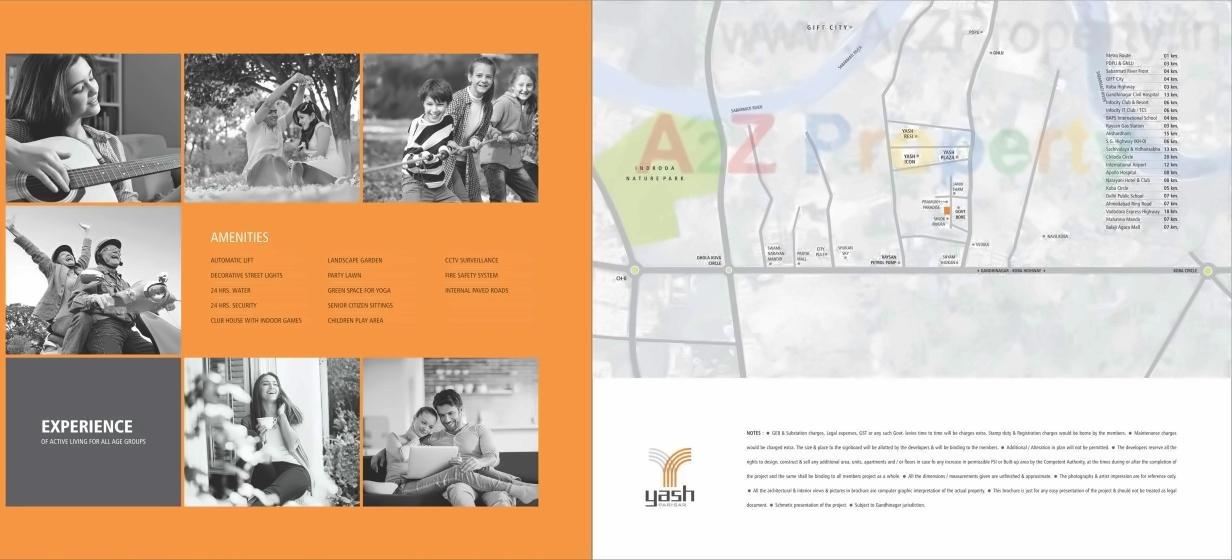  of real estate project Yash Parisar located at Kudasan, Gandhinagar, Gujarat