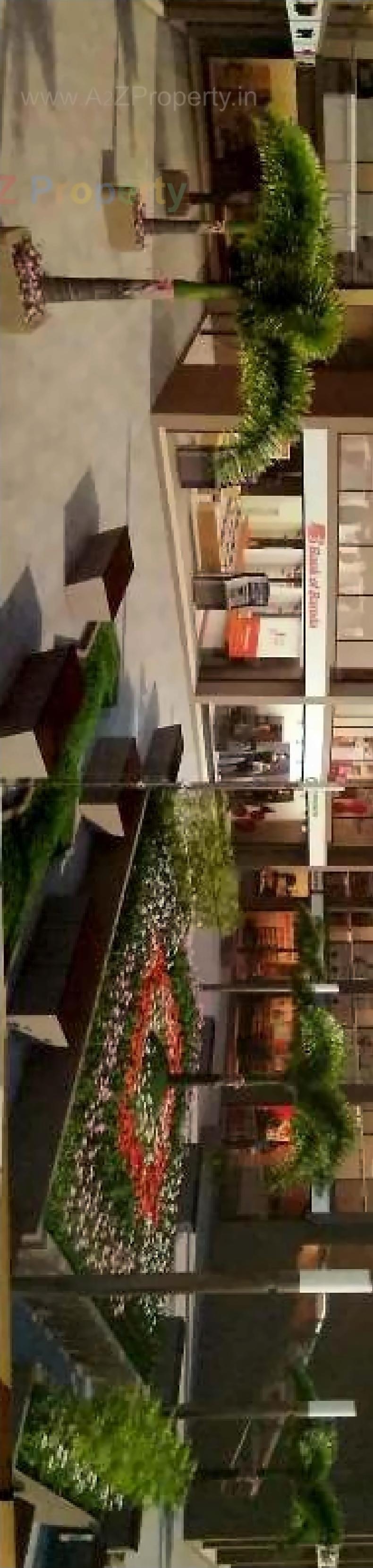 3D Elevation of real estate project Yash Plaza located at Raysan, Gandhinagar, Gujarat