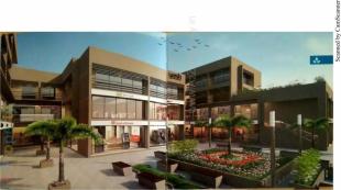 Elevation of real estate project Yash Plaza located at Raysan, Gandhinagar, Gujarat