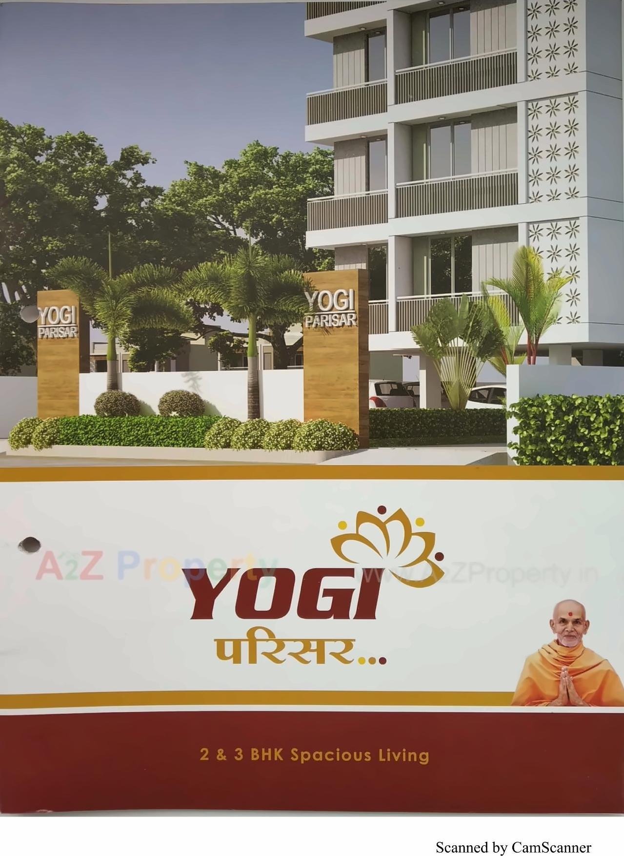 3D Elevation of real estate project Yogi Parisar located at Uvarsad, Gandhinagar, Gujarat