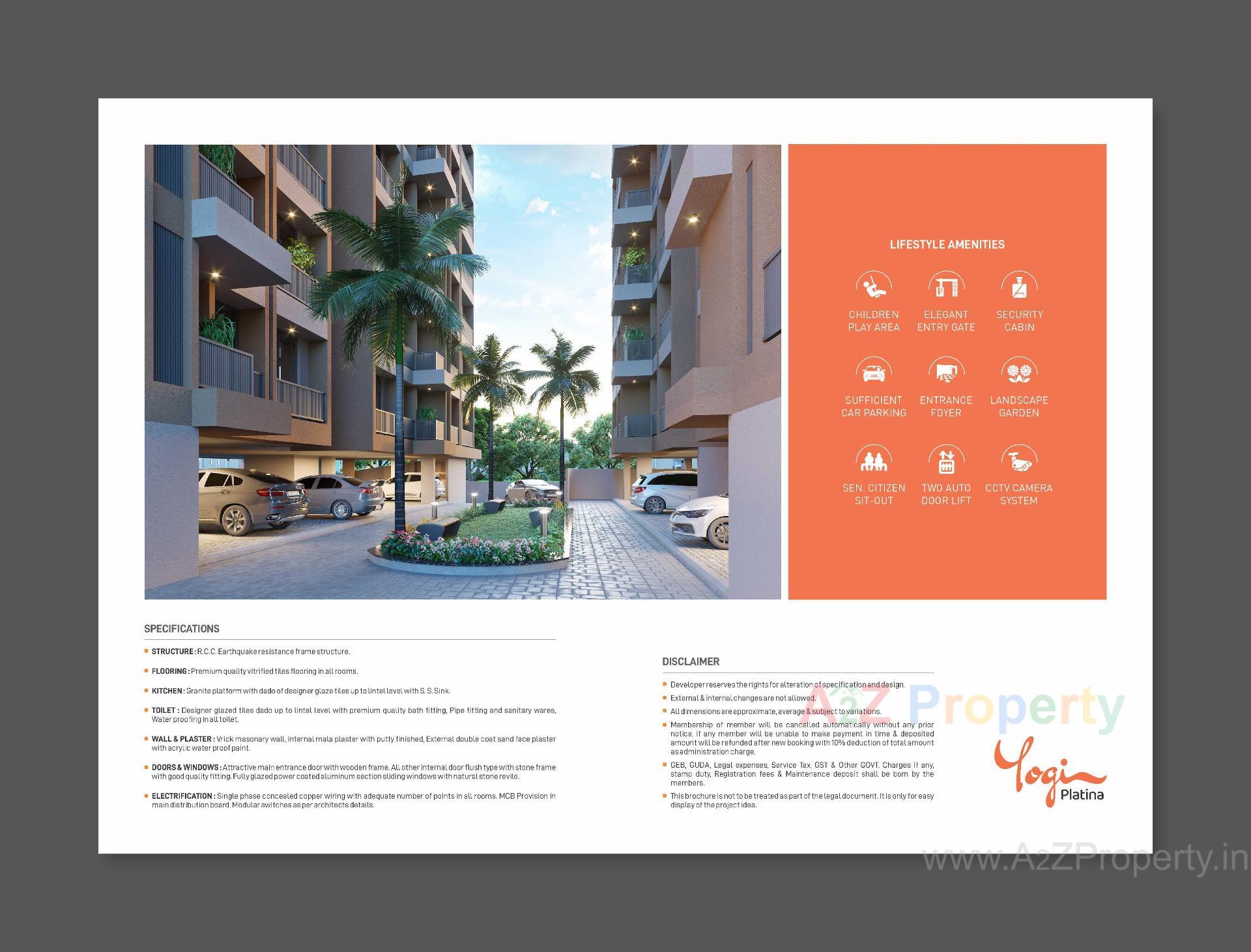  of real estate project Yogi Platina located at Gandhinagar, Gandhinagar, Gujarat
