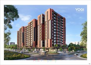 Elevation of real estate project Yogi Sarvasva located at Randesan, Gandhinagar, Gujarat