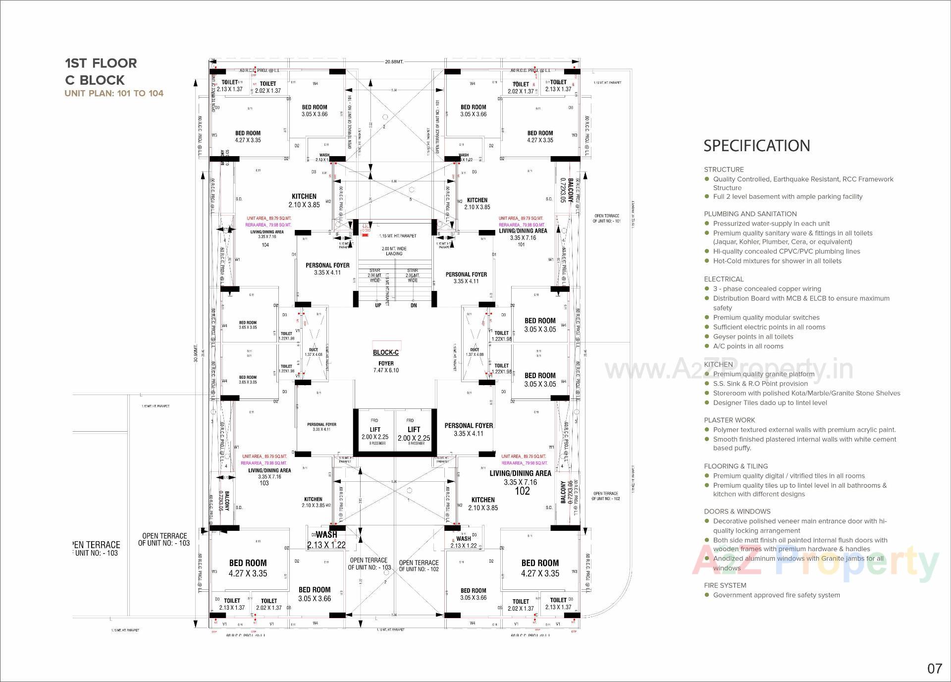 Layout of real estate project Yogi Sarvasva located at Randesan, Gandhinagar, Gujarat