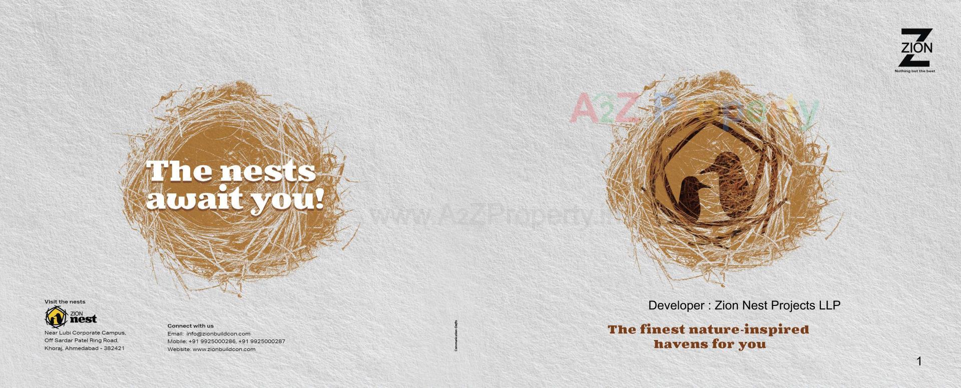  of real estate project Zion Nest located at Khoraj, Gandhinagar, Gujarat