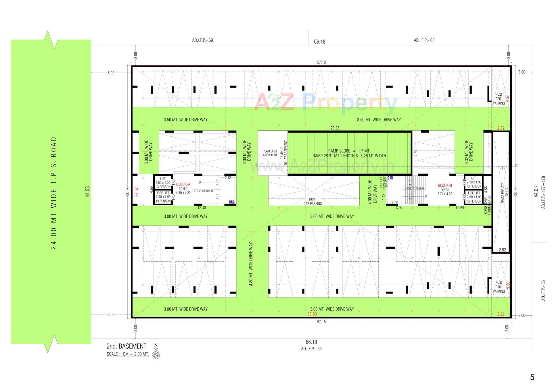 Layout of real estate project Zion Nest located at Khoraj, Gandhinagar, Gujarat