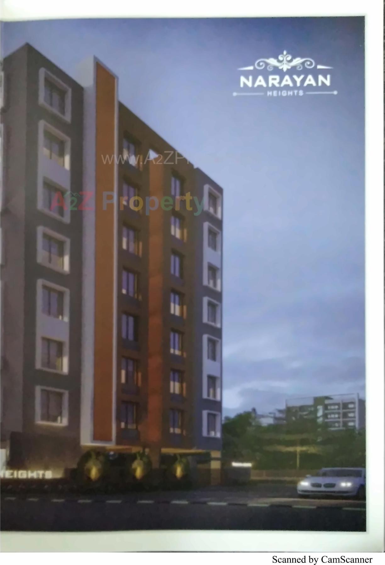 3D Elevation of real estate project Narayan Heights located at Veraval, Gir Somnath, Gujarat