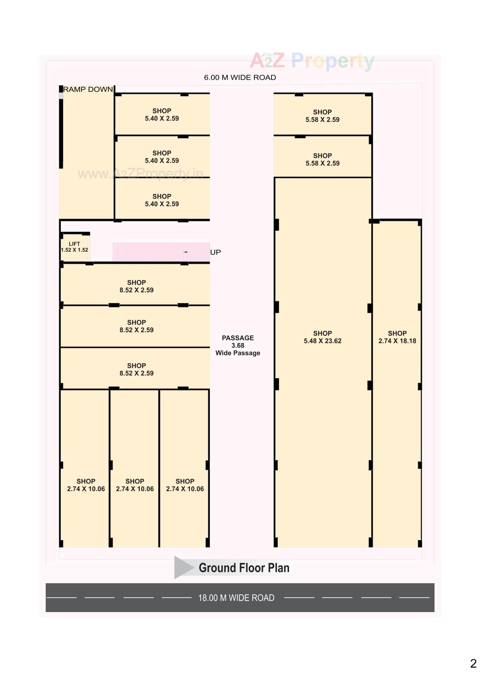 Layout of real estate project Sai Gold located at Veraval, Gir Somnath, Gujarat