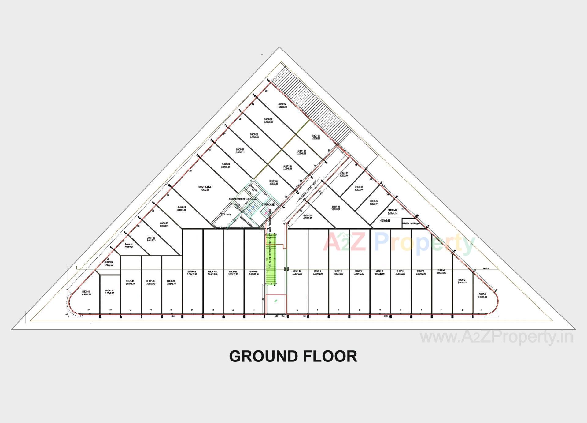 Layout of real estate project Shree located at Veraval, Gir Somnath, Gujarat