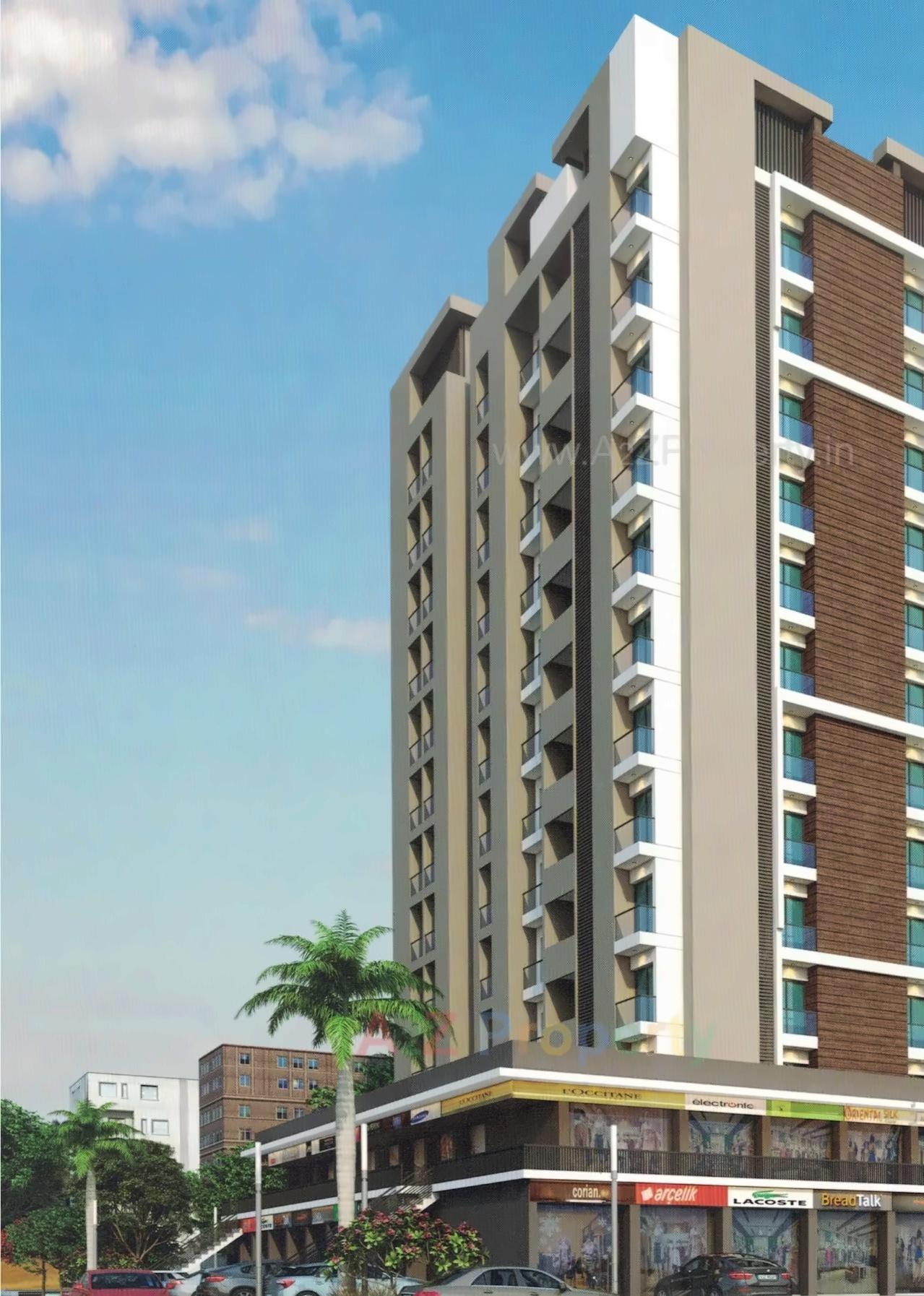 3D Elevation of real estate project Shreeji Heights located at Veraval, Gir Somnath, Gujarat