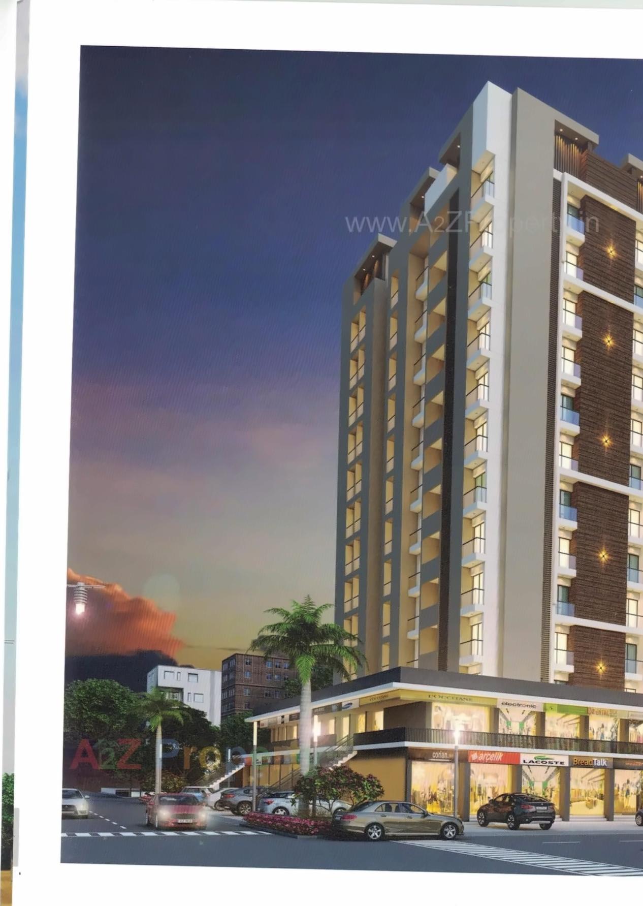 3D Elevation of real estate project Shreeji Heights located at Veraval, Gir Somnath, Gujarat