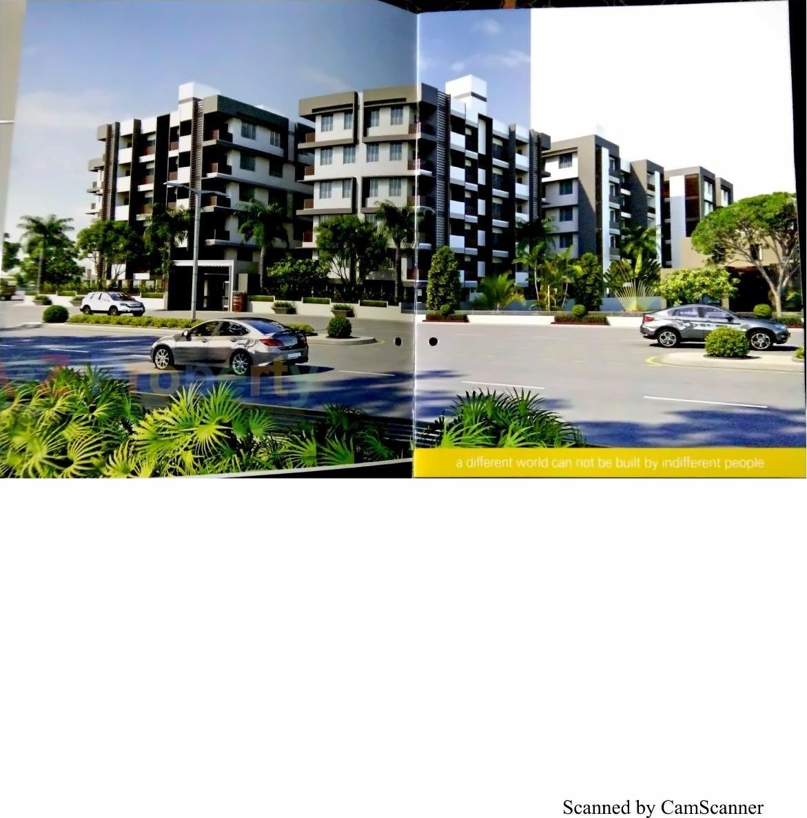 3D Elevation of real estate project Vinayak Apartments located at Veraval, Gir Somnath, Gujarat