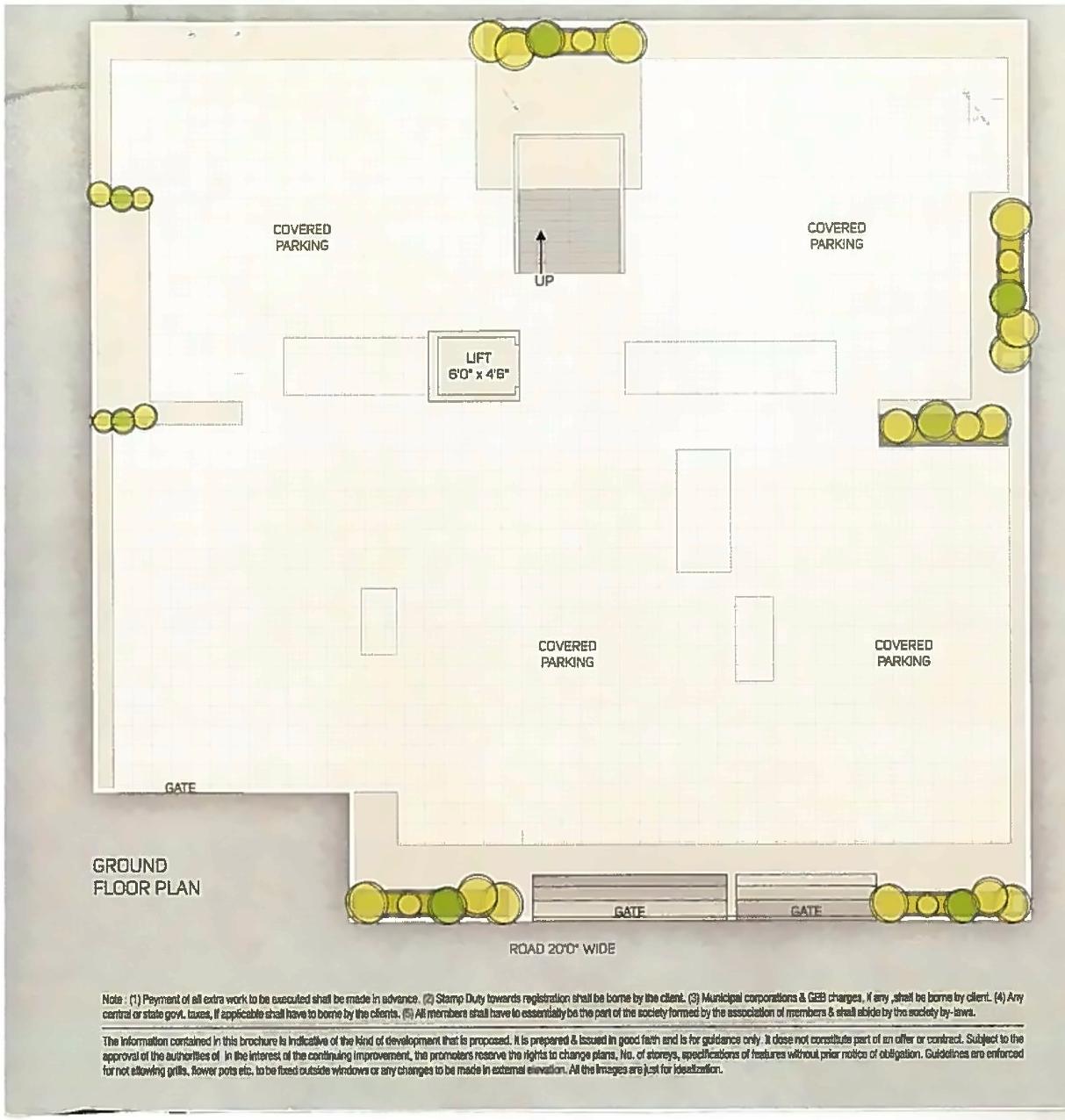 Layout of real estate project Aaditya Heights located at Jamnagar, Jamnagar, Gujarat