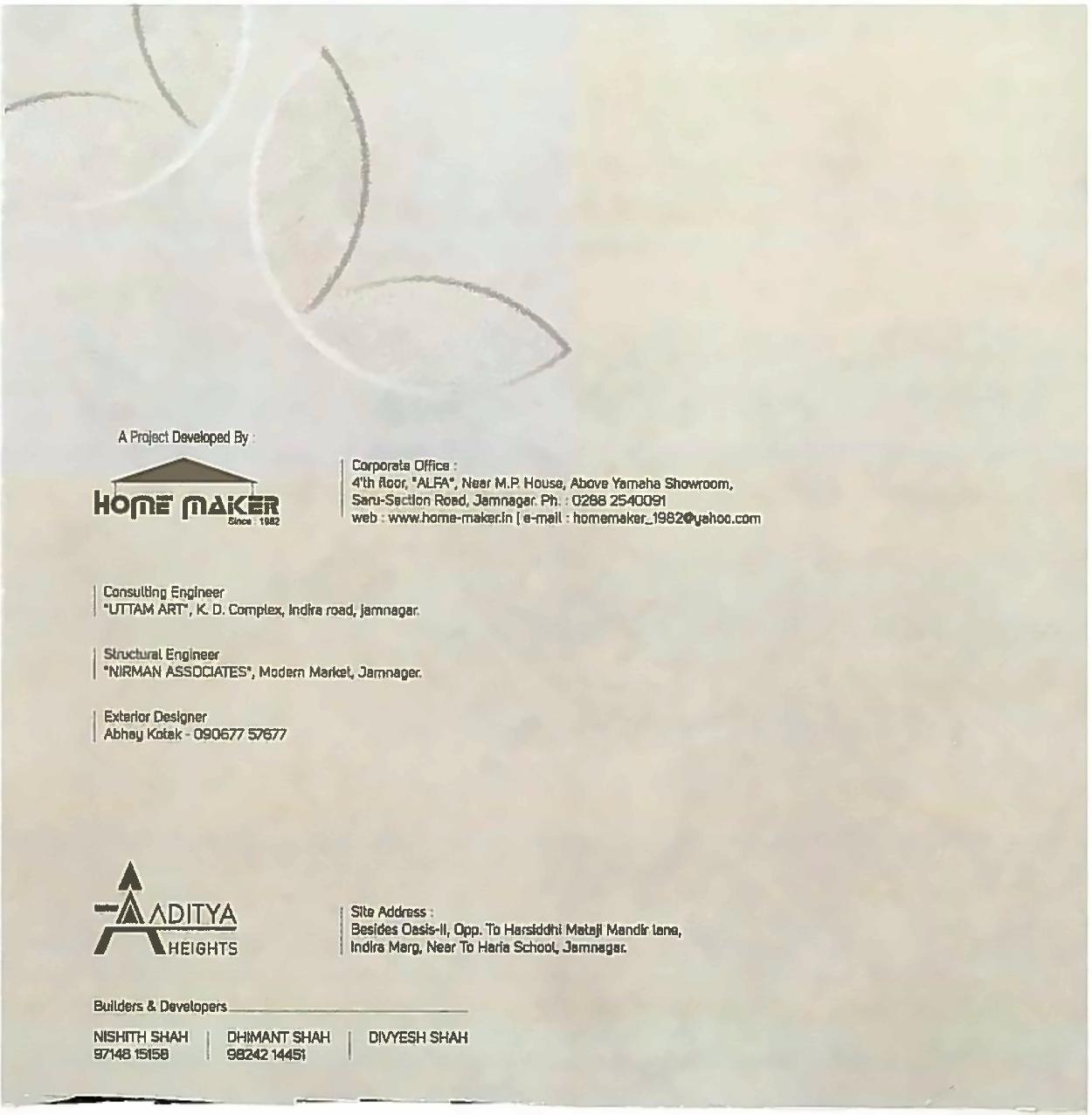  of real estate project Aaditya Heights located at Jamnagar, Jamnagar, Gujarat