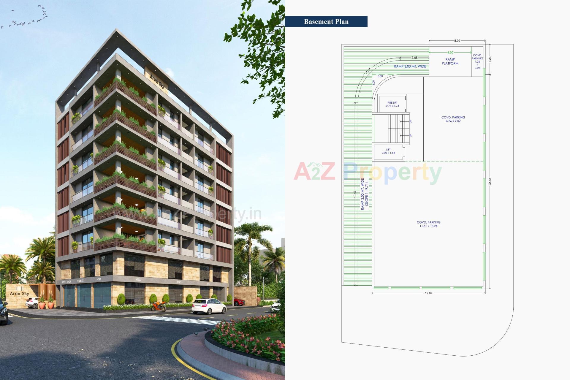 Layout of real estate project Aaron Skyz located at Jamnagar, Jamnagar, Gujarat