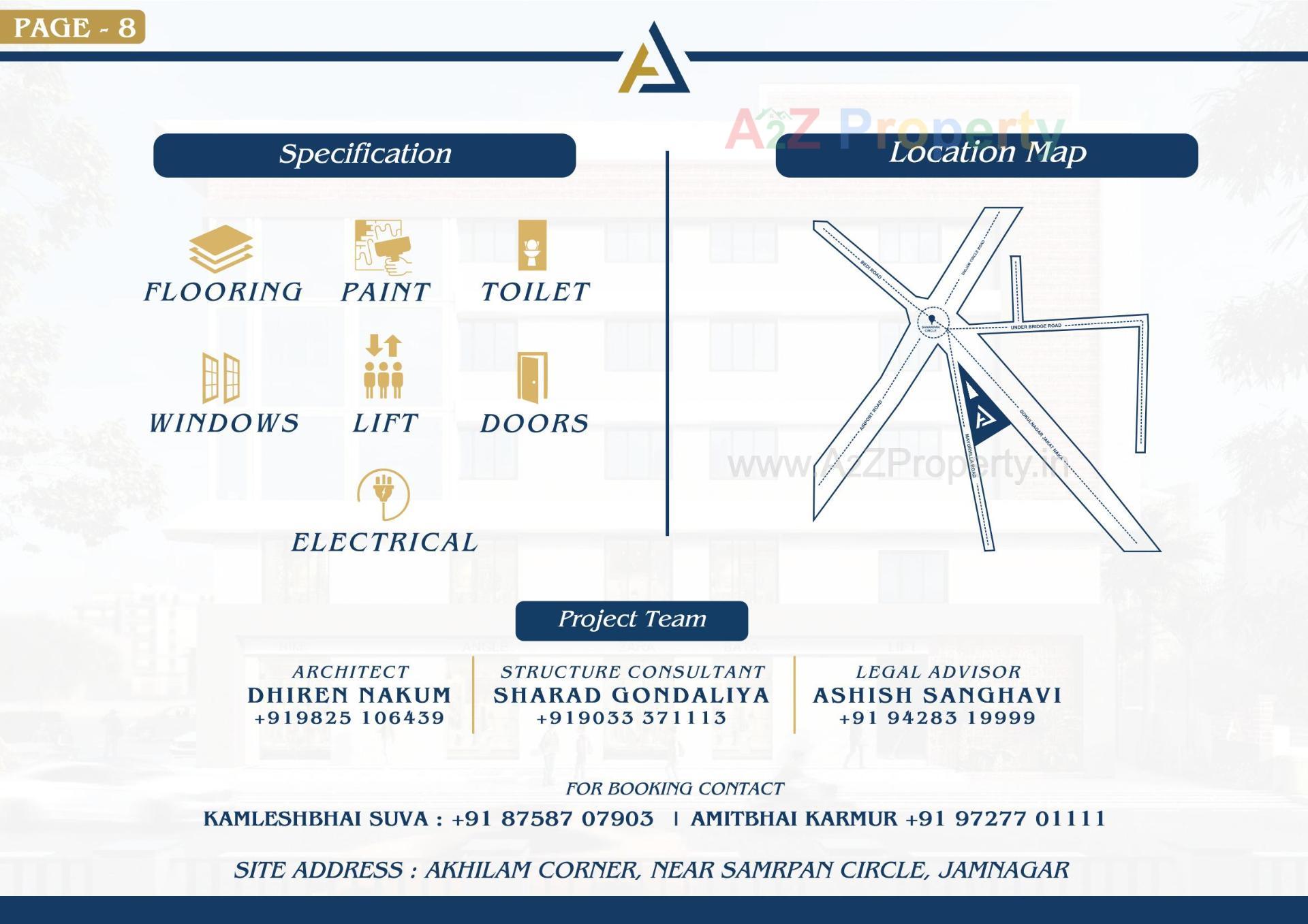  of real estate project Akhilam Corner located at Jamnagar, Jamnagar, Gujarat