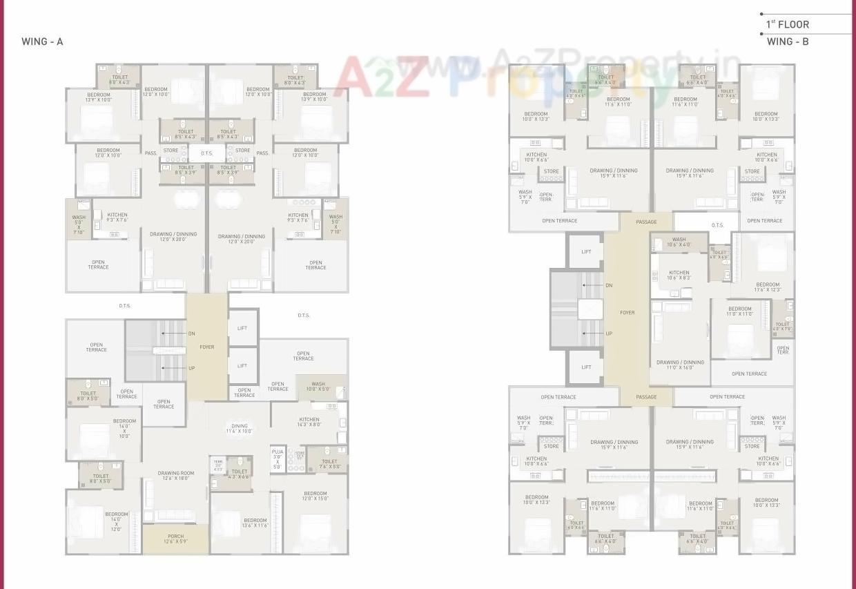 Layout of real estate project Atlantis located at Village, Jamnagar, Gujarat