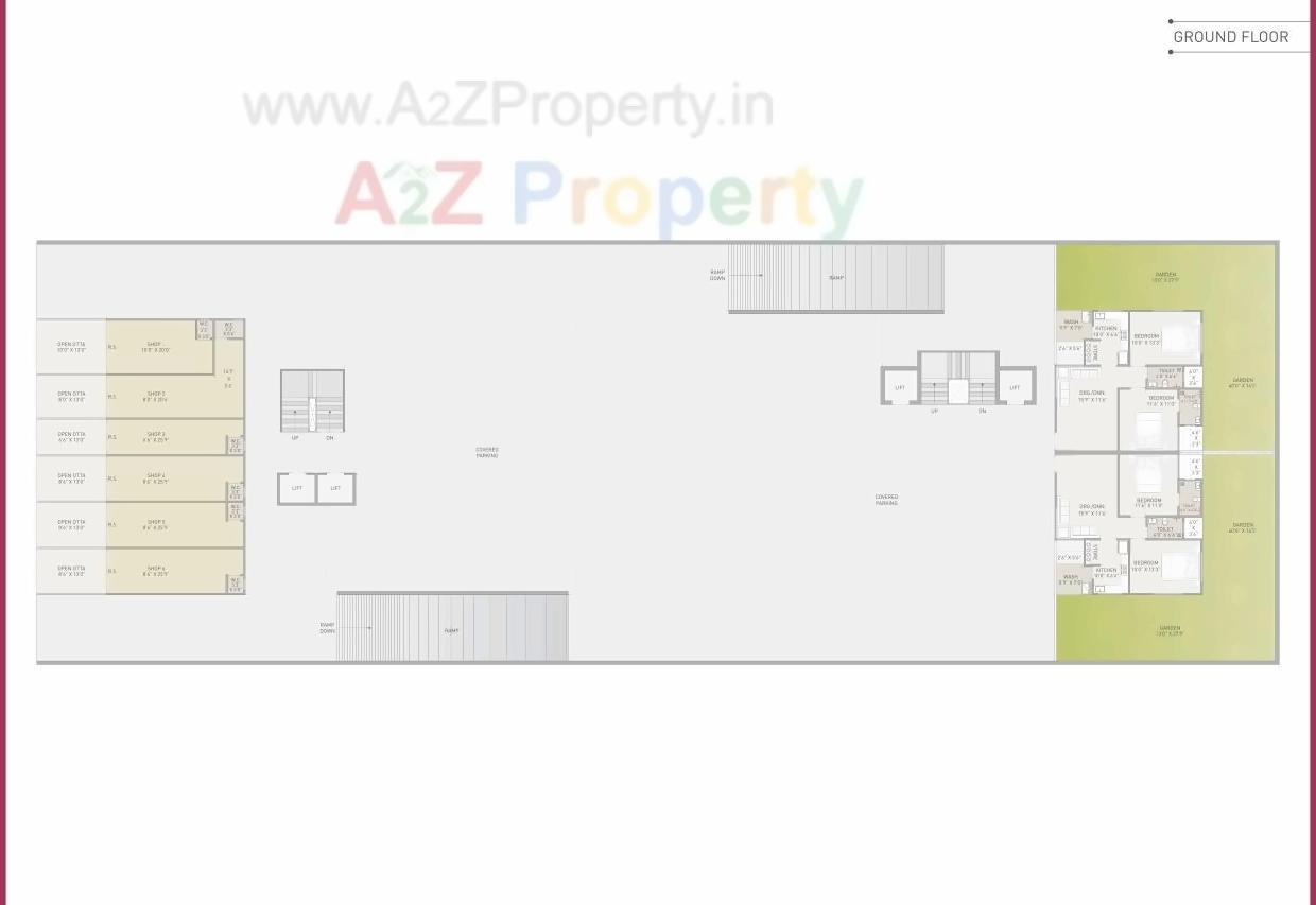 Layout of real estate project Atlantis located at Village, Jamnagar, Gujarat
