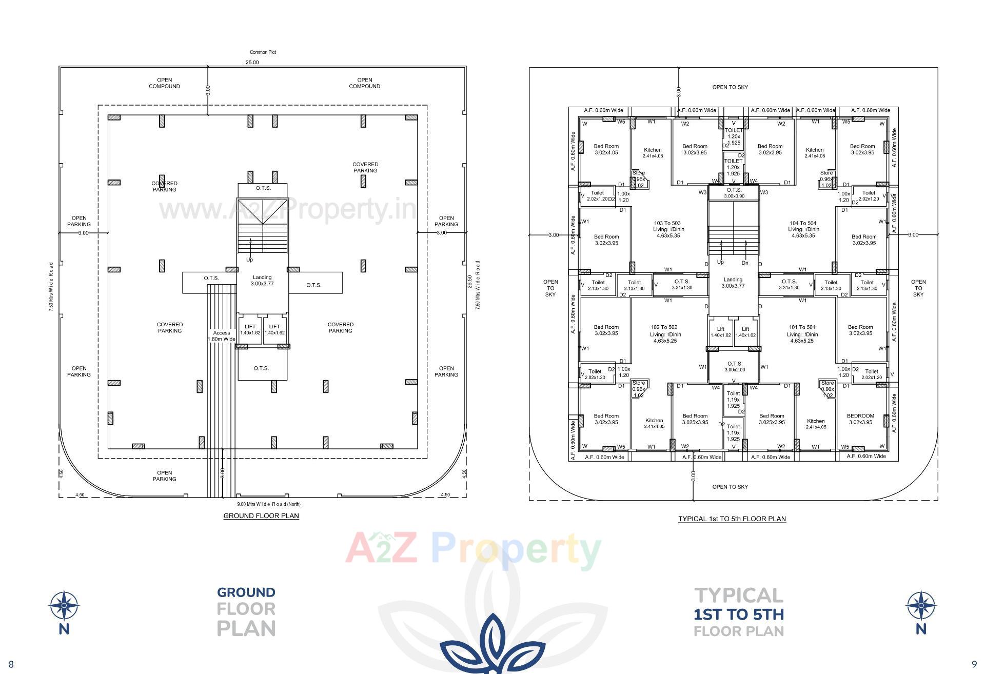 Layout of real estate project Avadh Flora located at Jamnagar, Jamnagar, Gujarat