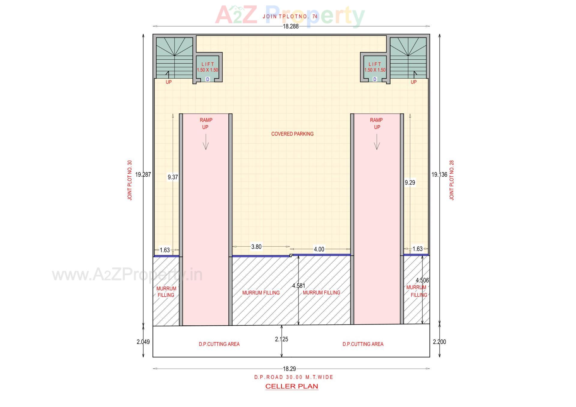 Layout of real estate project Business Plaza located at Jamnagar, Jamnagar, Gujarat