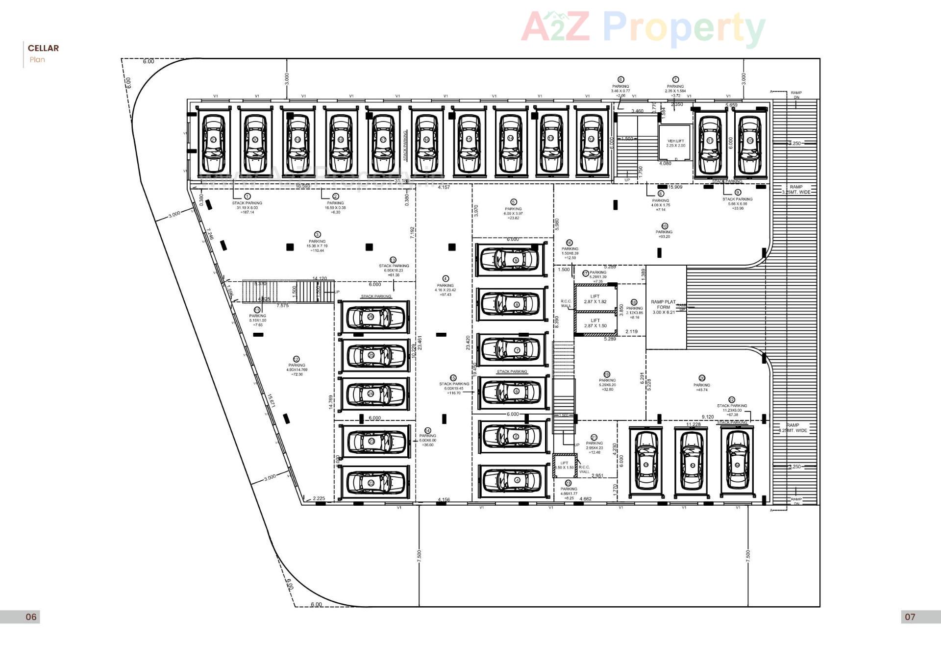 Layout of real estate project Capital Imperia located at Jamnagar, Jamnagar, Gujarat