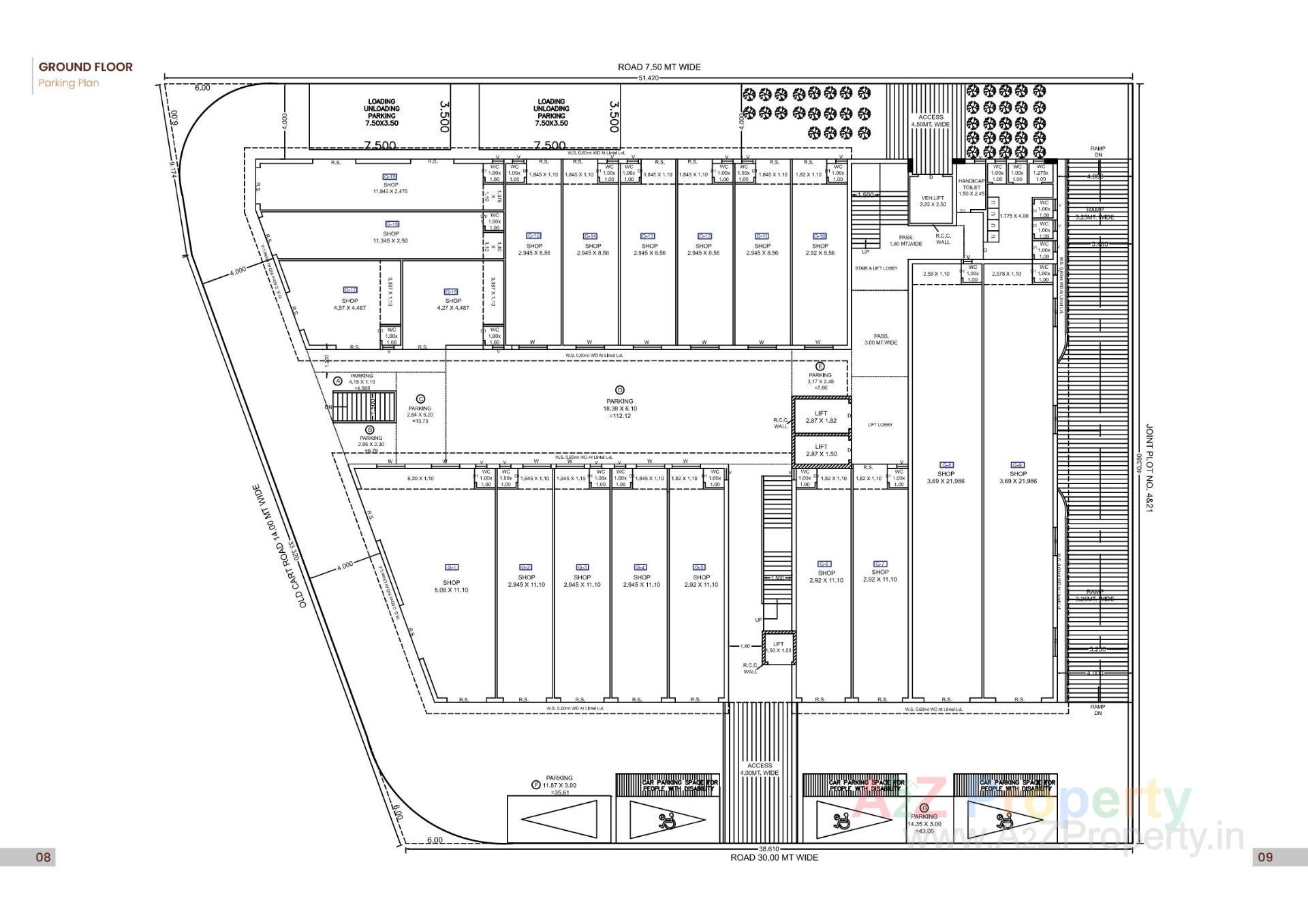 Layout of real estate project Capital Imperia located at Jamnagar, Jamnagar, Gujarat