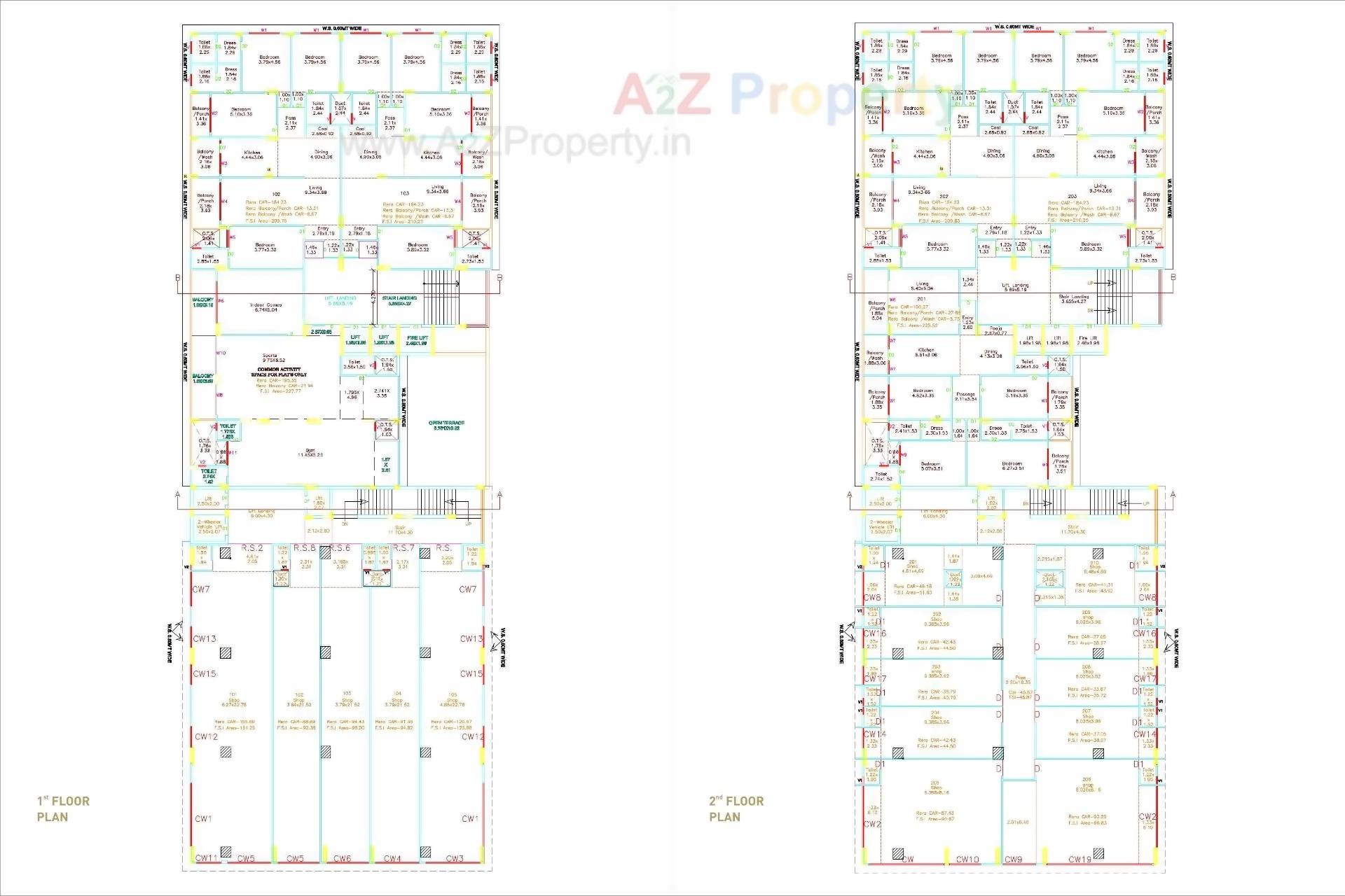 Layout of real estate project Centroid Luxuria located at Jamnagar, Jamnagar, Gujarat