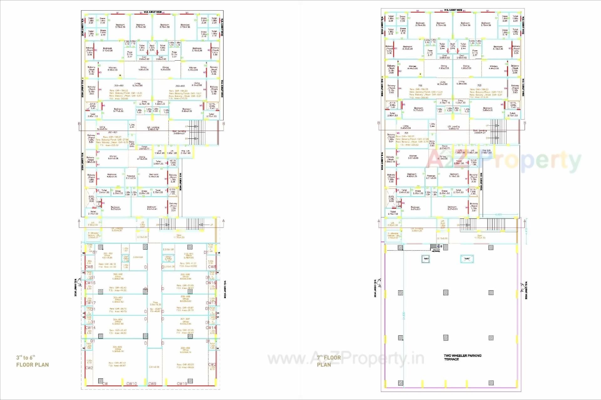 Layout of real estate project Centroid Luxuria located at Jamnagar, Jamnagar, Gujarat