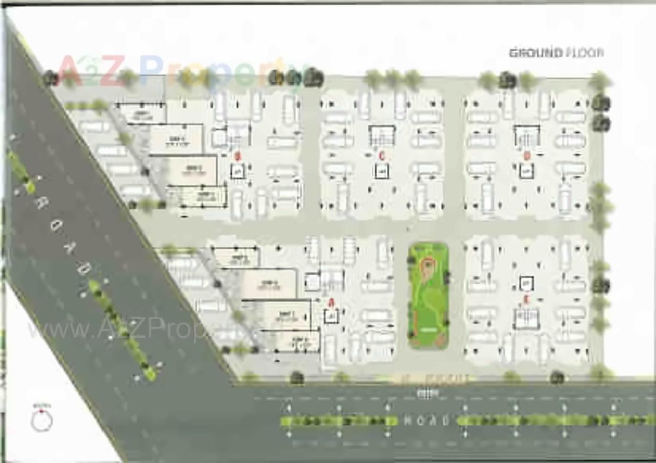Layout of real estate project Copper City located at Jamnagar, Jamnagar, Gujarat