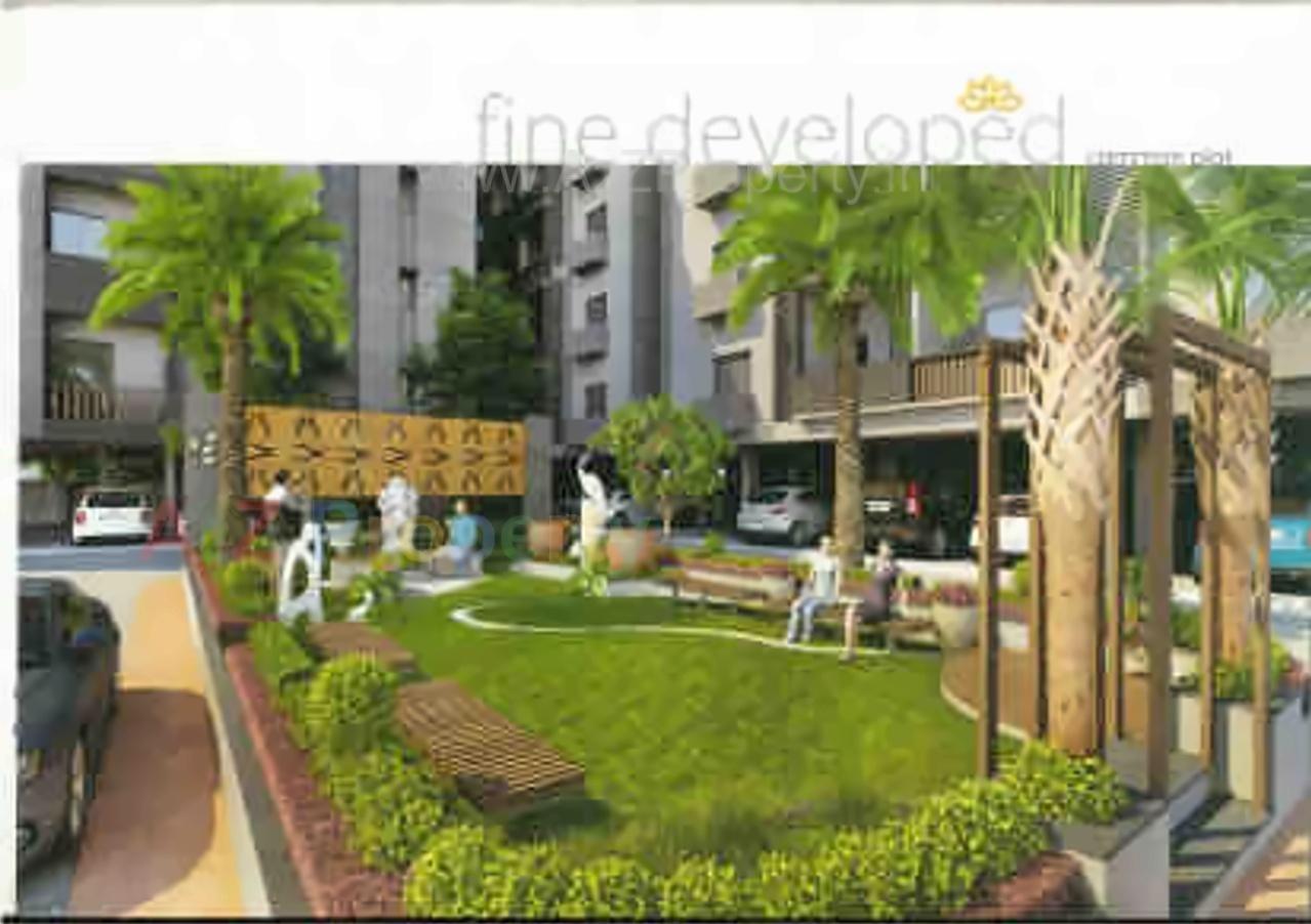 3D Elevation of real estate project Copper City located at Jamnagar, Jamnagar, Gujarat