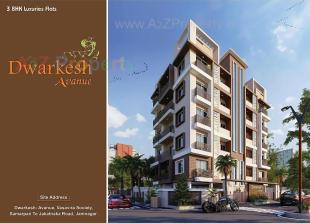 Elevation of real estate project Dwarkesh Avenue located at Sama, Jamnagar, Gujarat