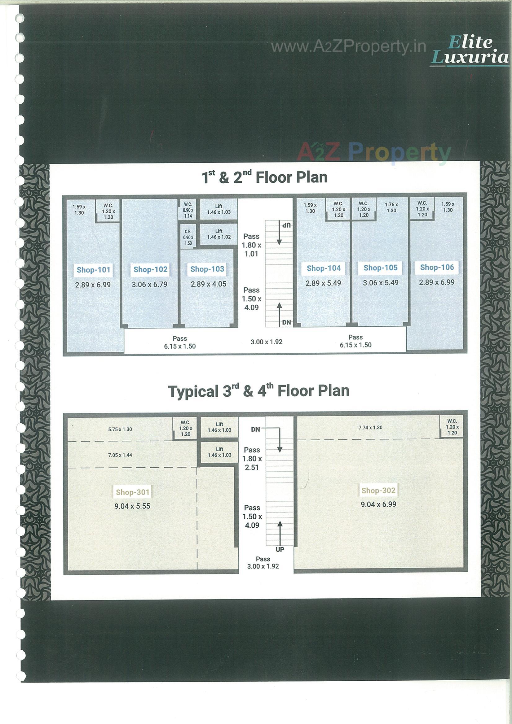 Layout of real estate project Elite Luxuria located at Jamnagar, Jamnagar, Gujarat