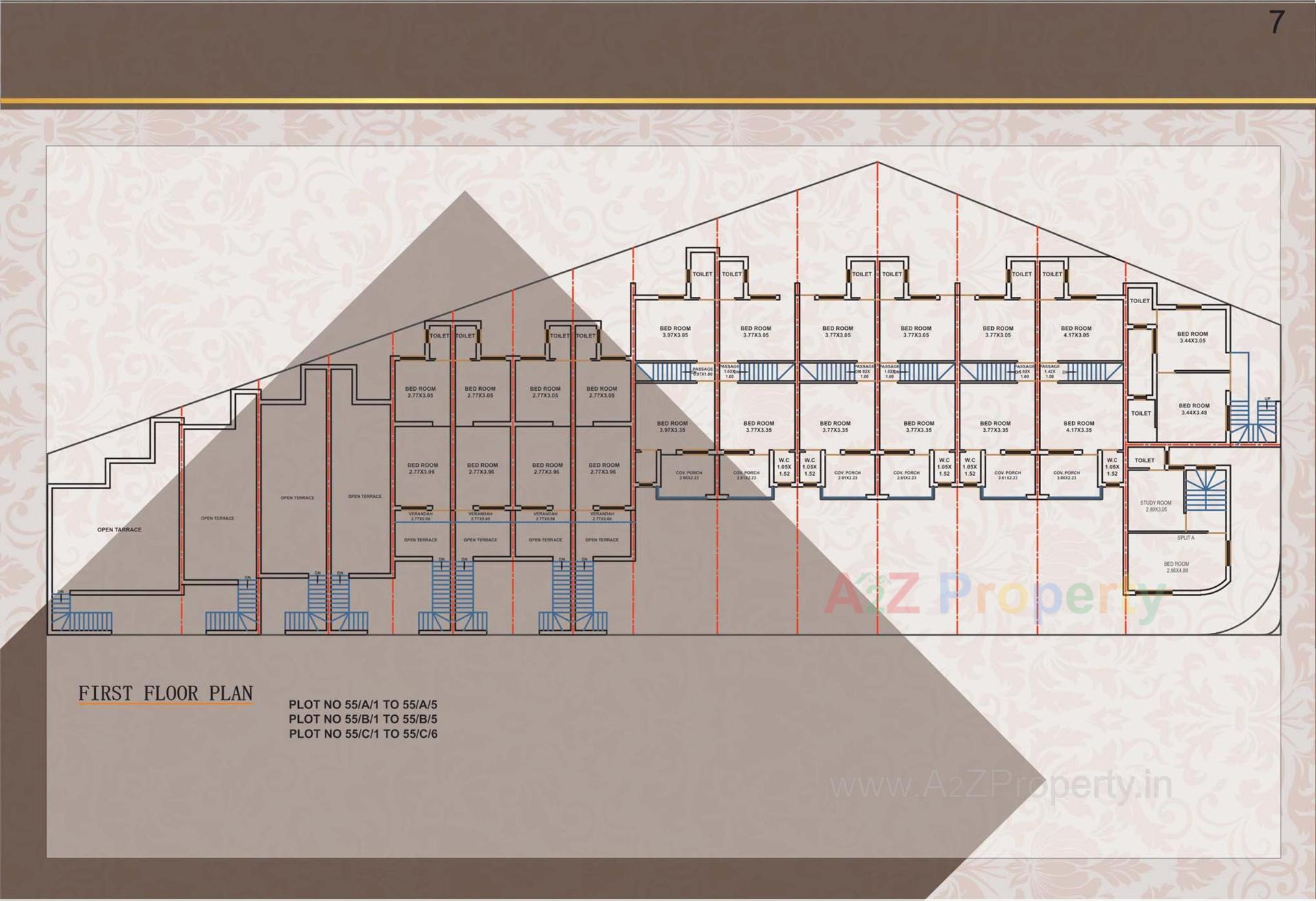 Layout of real estate project Gopalnagar located at City, Jamnagar, Gujarat