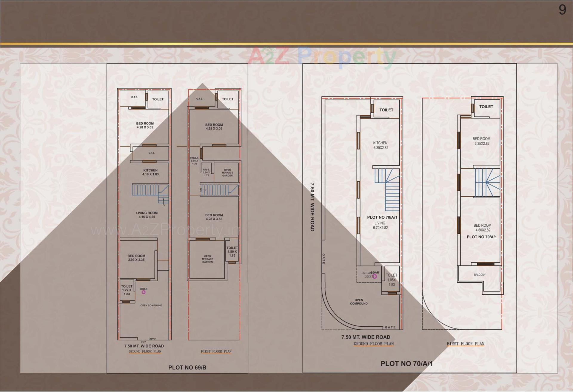 Layout of real estate project Gopalnagar located at City, Jamnagar, Gujarat
