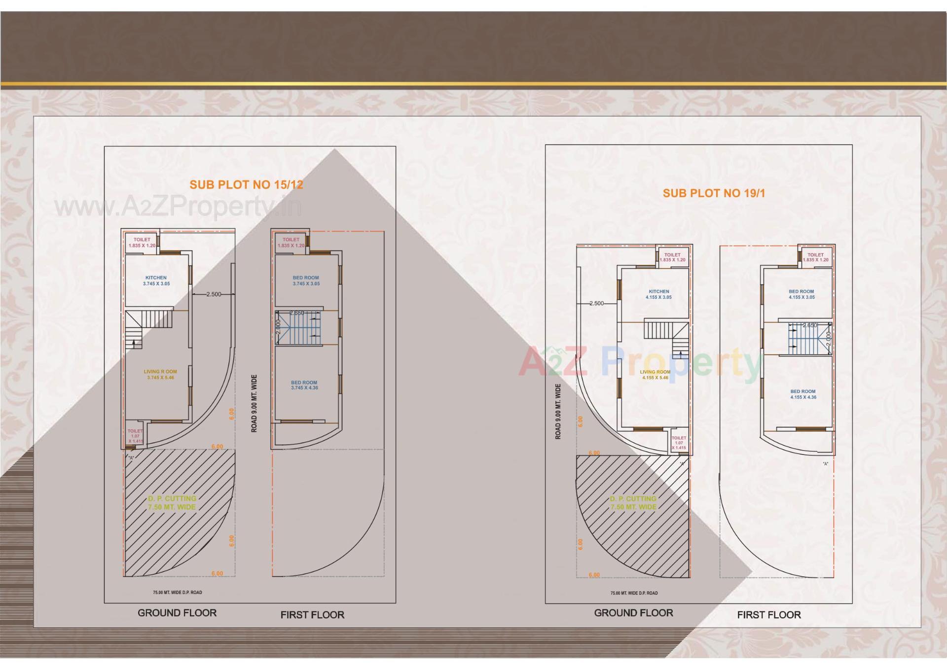 Layout of real estate project Gopalnagar located at Jamnagar, Jamnagar, Gujarat