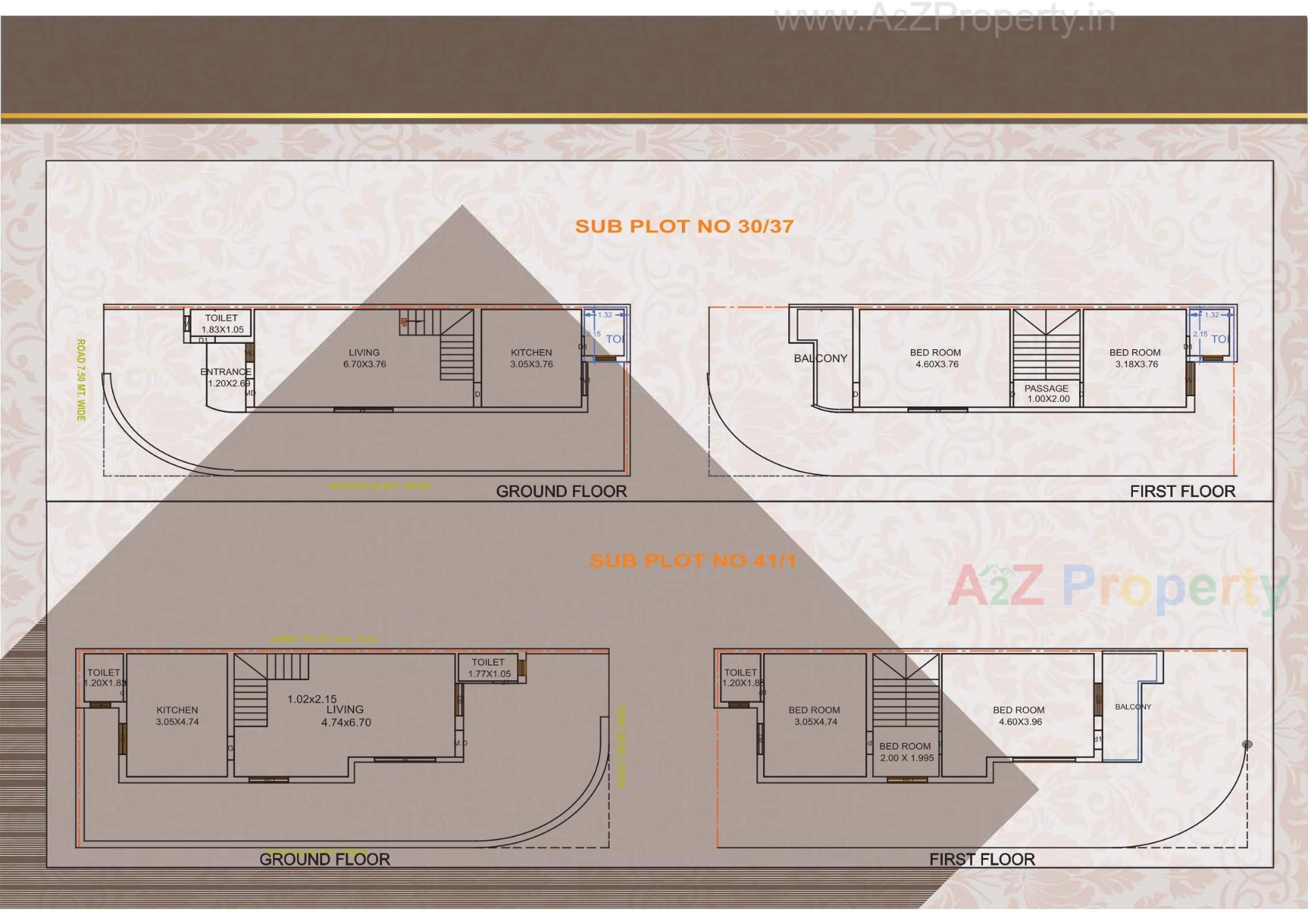 Layout of real estate project Gopalnagar located at Jamnagar, Jamnagar, Gujarat