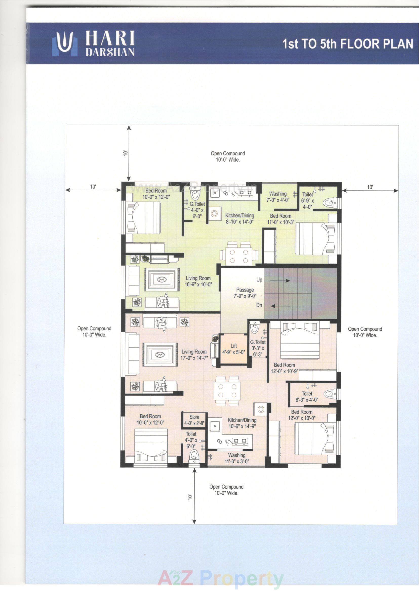 Layout of real estate project Hari Darshan located at Jamnagar, Jamnagar, Gujarat