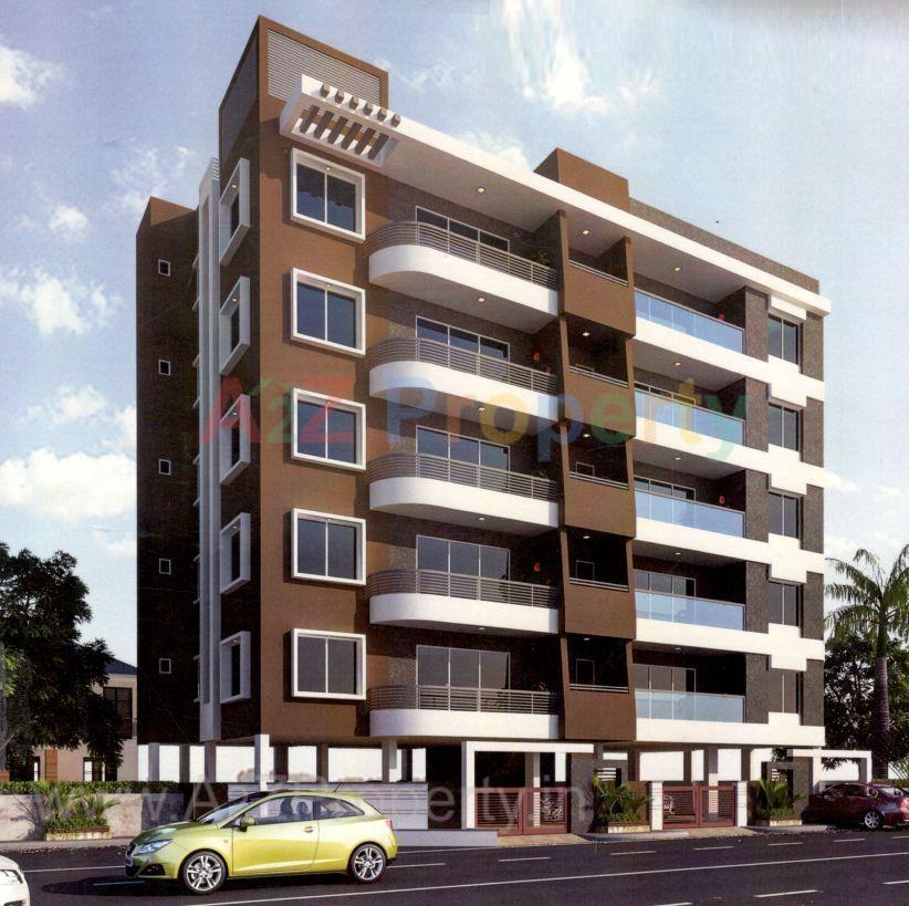 3D Elevation of real estate project Hirva Devine located at Jamnagar, Jamnagar, Gujarat